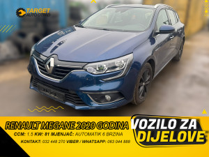 RENAULT MEGANE 1.5 2020 MJENJAC MOTOR K9K656 DIJELOVI