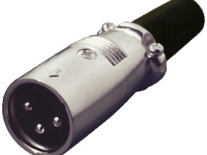 SAL Utikač za mikrofon, XLR, tropolna - S 23