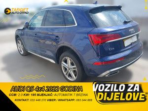 AUDI Q5 4x4 2.0 2022 MJENJAC MOTOR DPUA DIJELOVI