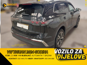 VW TIGUAN 2.0 2024 MJENJAC MOTOR DXPA DIJELOVI