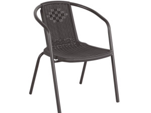 Vrtna stolica metal-plastika 54x63x73cm AM-039P