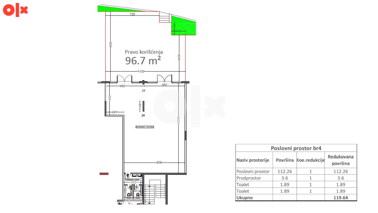 Poslovni prostor 119.64 m2, Trebinje 7
