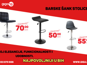 GIGA.BA BARSKA ŠANK STOLICA VIŠE MODELA