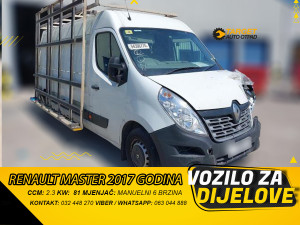 RENAULT MASTER 2.3 2017 MJENJAC MOTOR M9T704 DIJELOVI