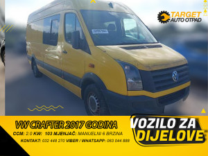 VW CRAFTER 2.0 2017 MJENJAC MOTOR CSLC DIJELOVI