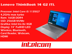Laptop Lenovo ThinkBook 14 G2 ITL Core i5 11th gen.