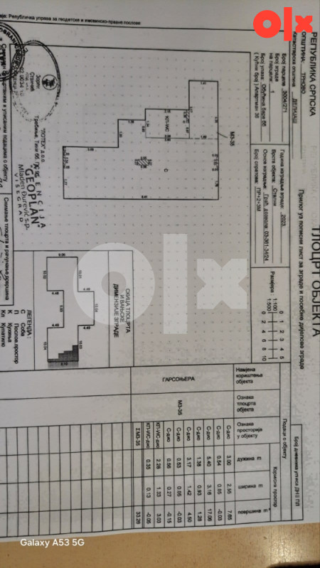 BIRO HM/Triplex apartmani Jahorina- stan  33,28 m2 6