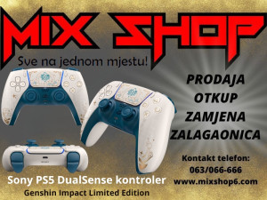 Sony Playstation 5 PS5 GENSHIN IMPACT DualSense Wireless Joystick