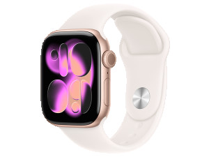 Apple Watch Series 11 GPS 42mm Rose Gold Aluminium Case With L...