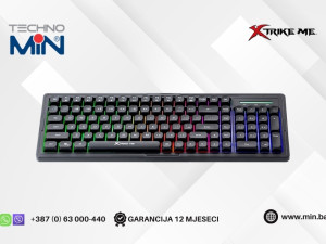 X-trike me KB-309BK gaming tastatura USB Crna