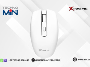 X-trike me GW-224WH Wireless miš, 1600 DPI, Bijeli