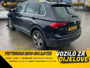 VW TIGUAN 2.0 4x4 2019 MJENJAC MOTOR DFHA DIJELOVI