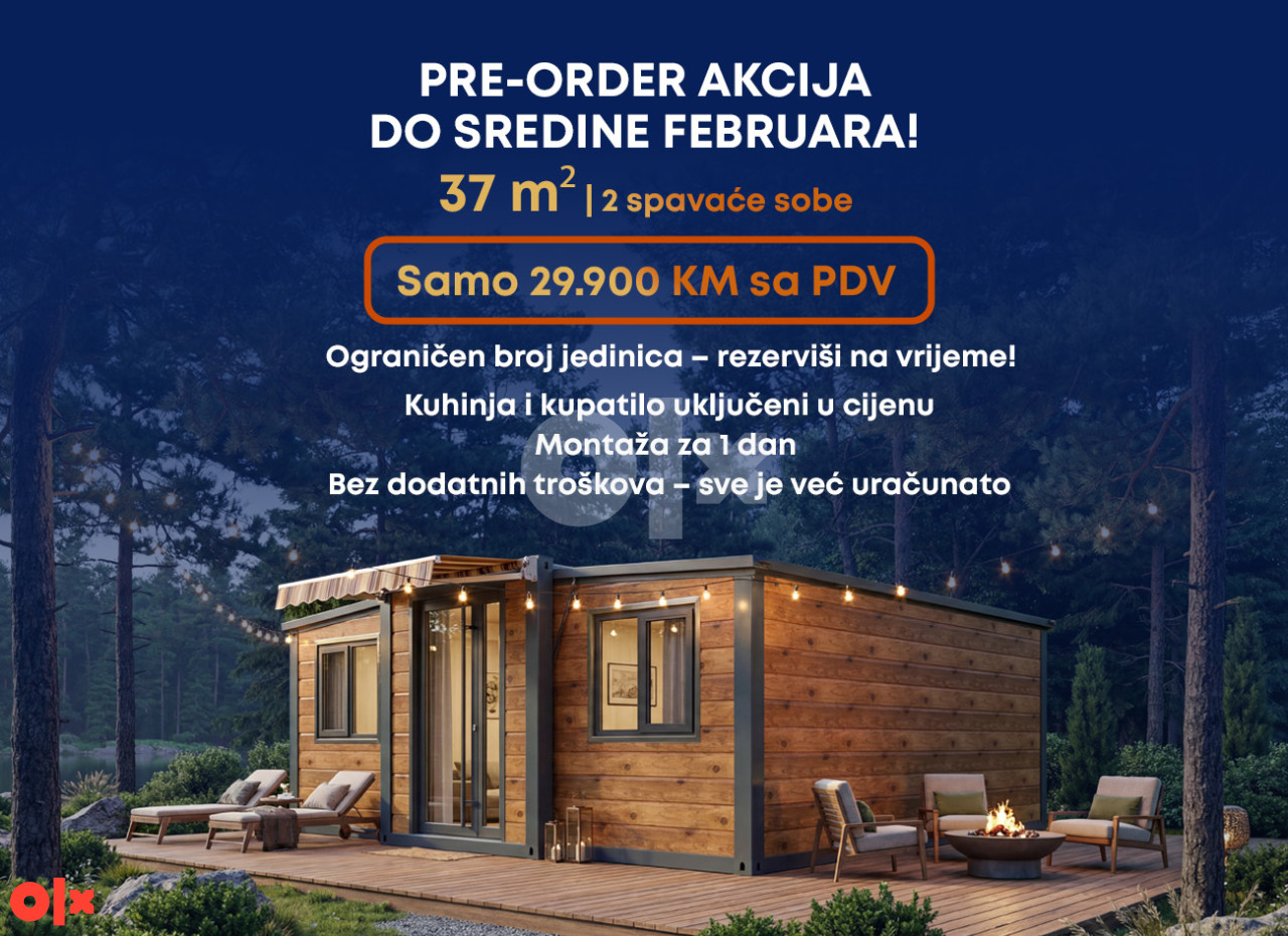 Montažni objekat  37m2