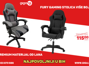 GIGA.BA FURY GAMING STOLICA VIŠE BOJA KANCELARIJSKA