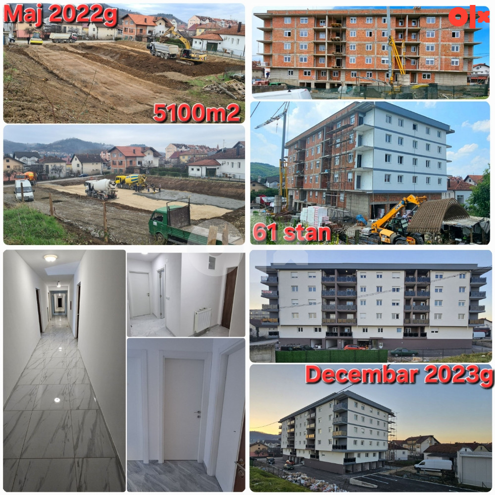 PRODAJA STANOVA U MODRICI STAN MODRICA IZMEDJU FORTUNE I VODENICE 11