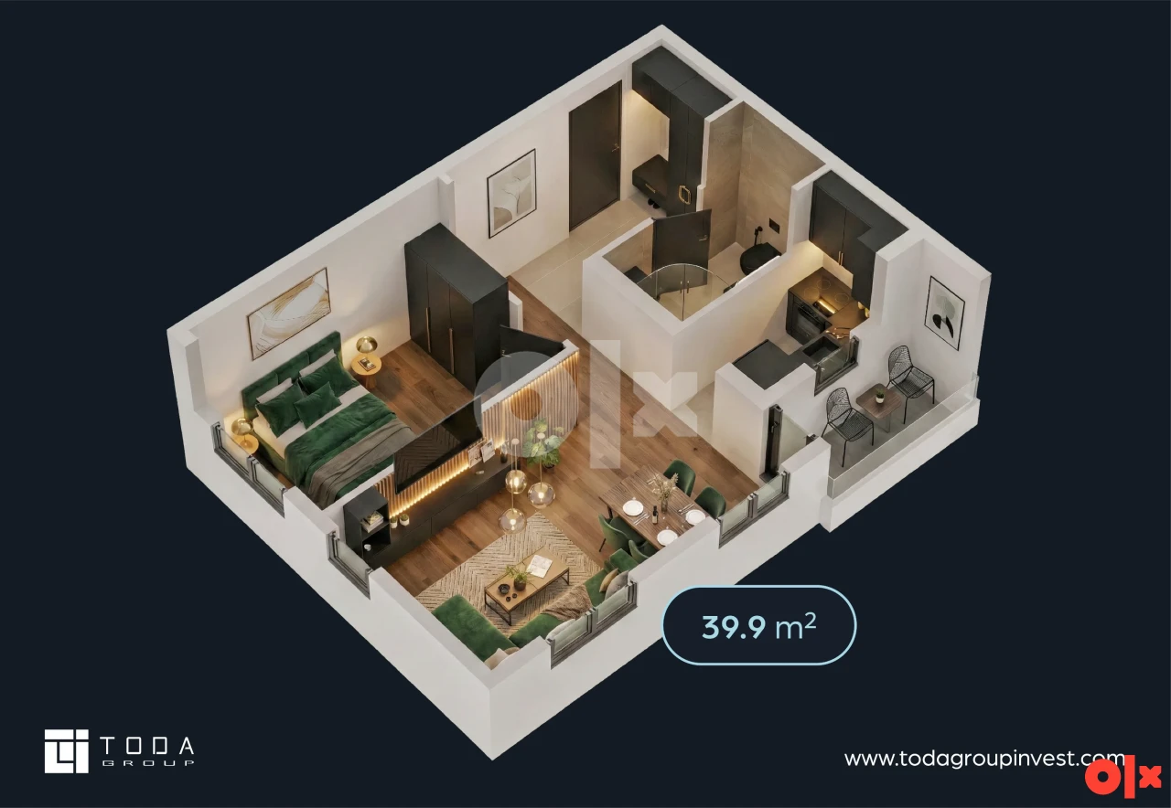 Dvosoban Stan 39.9m2 | HORIZONT, Majevička, Bijeljina 2