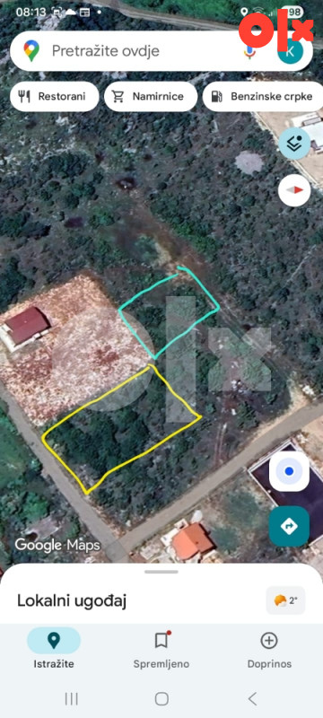 Zemljište/plac Grabovine 750 i 1250 kvadrata (poligon Čapljina) 2