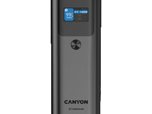 CANYON power bank PB-2010 TFT 27000 mAh 97.2Wh PD140W QC 3.0
