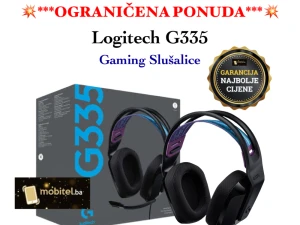 Logitech G335 Gaming žičane slušalice crne 3,5mm AKCIJA