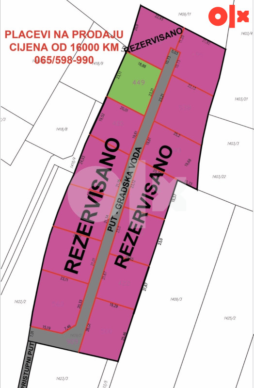 Banja Luka  Dragocaj 8000m2 plac placevi zemljiste