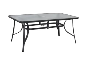 Expert pravougaoni sto providno staklo 150 x 90 x 70 cm Valencia