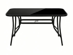 Expert pravougaoni sto tamno staklo 150 x 90 x 70 cm Valencia