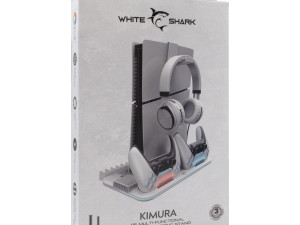 WHITE SHARK PS5 COOLING PAD+2 CHARGING KUMARA PS5-DZ504