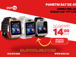 GIGA.BA PAMETNI SAT DZ-09 SMART WATCH VIŠE BOJA