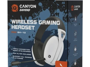 CANYON EGO GH-13 GAMING BT SLUSALICE  7.1 BIJELE