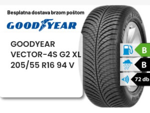 205/55 R 16 94V XL GOODYEAR VECTOR 4S G2