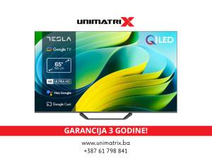 Televizor Tesla 65'' Qled Q65E655GUS Google TV UHD Smart