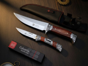 Lovački nož Columbia nož + cakija nož special SET lov ribolov