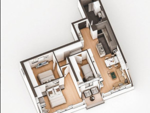 Stan u izgradnji, 72.44m2, Ada photo 2