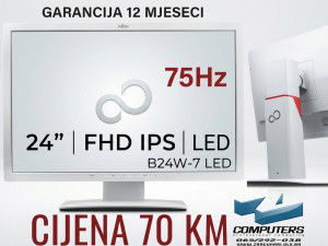 MONITOR 1920x1080 / 75Hz / FULL HD  / IPS / DISPLAY PORT/ DVI/VGA
