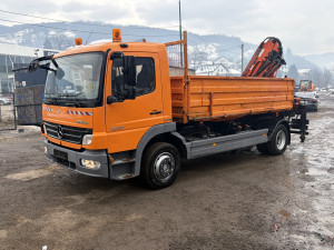 Mercedes Atego 1222 kiper kran Terex Atlas 2009