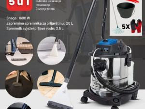 Scheppach usisivac za dubinsko ciscenje SprayVac20+GRATIS