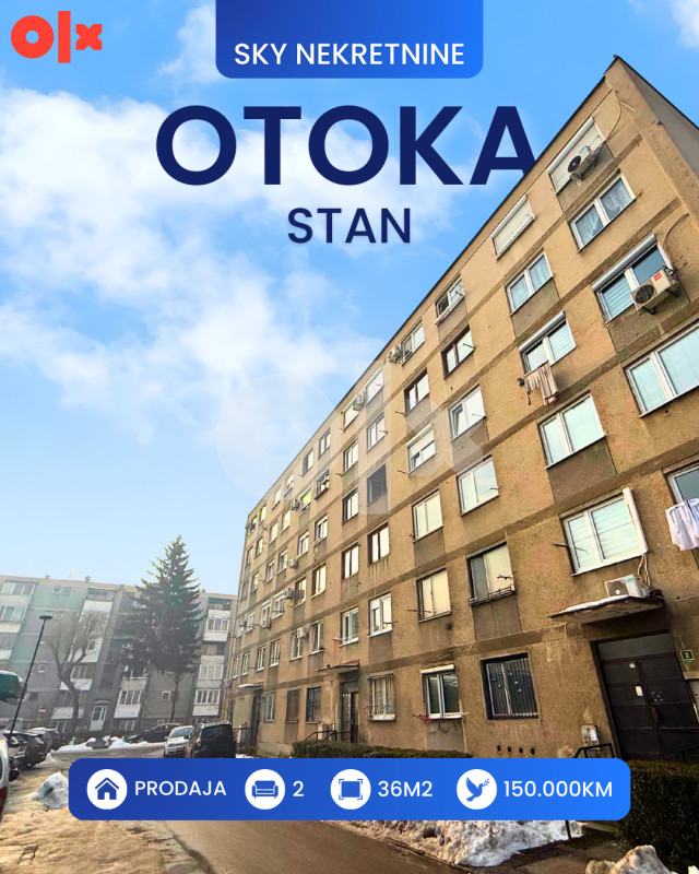 Dvosoban stan, Otoka 36m2 I Sky