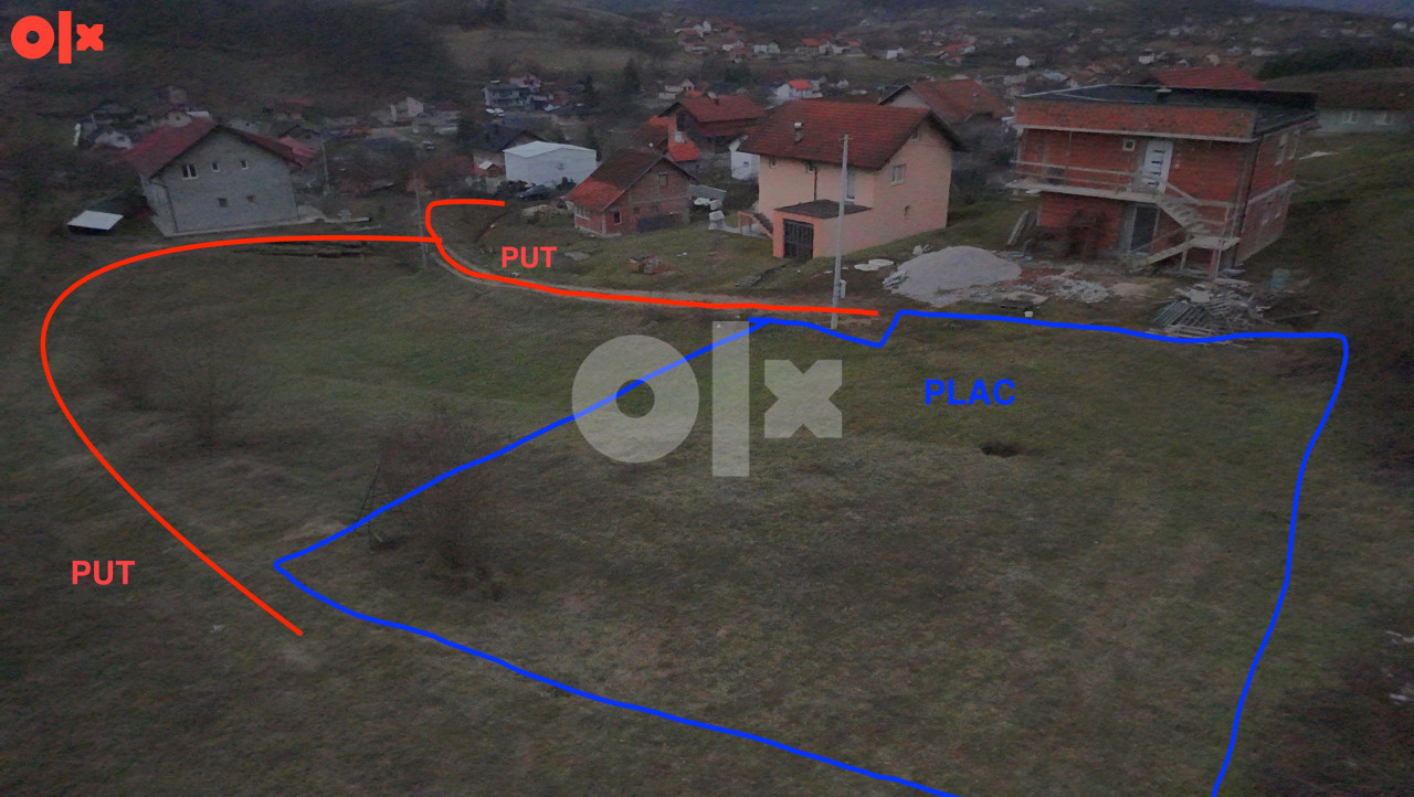 Plac Zemljiste 498m2 Motike Banja Luka