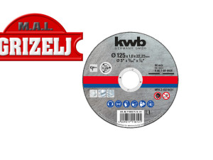 KWB REZNA PLOČA 125X1X22,23