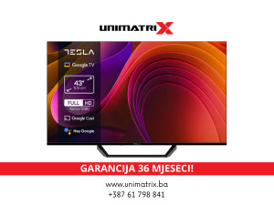 Televizor Tesla 43'' 43E655BFS Smart Google TV