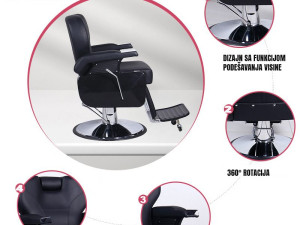 Stolica za frizerski salon - Stolica za profesionalne barbere