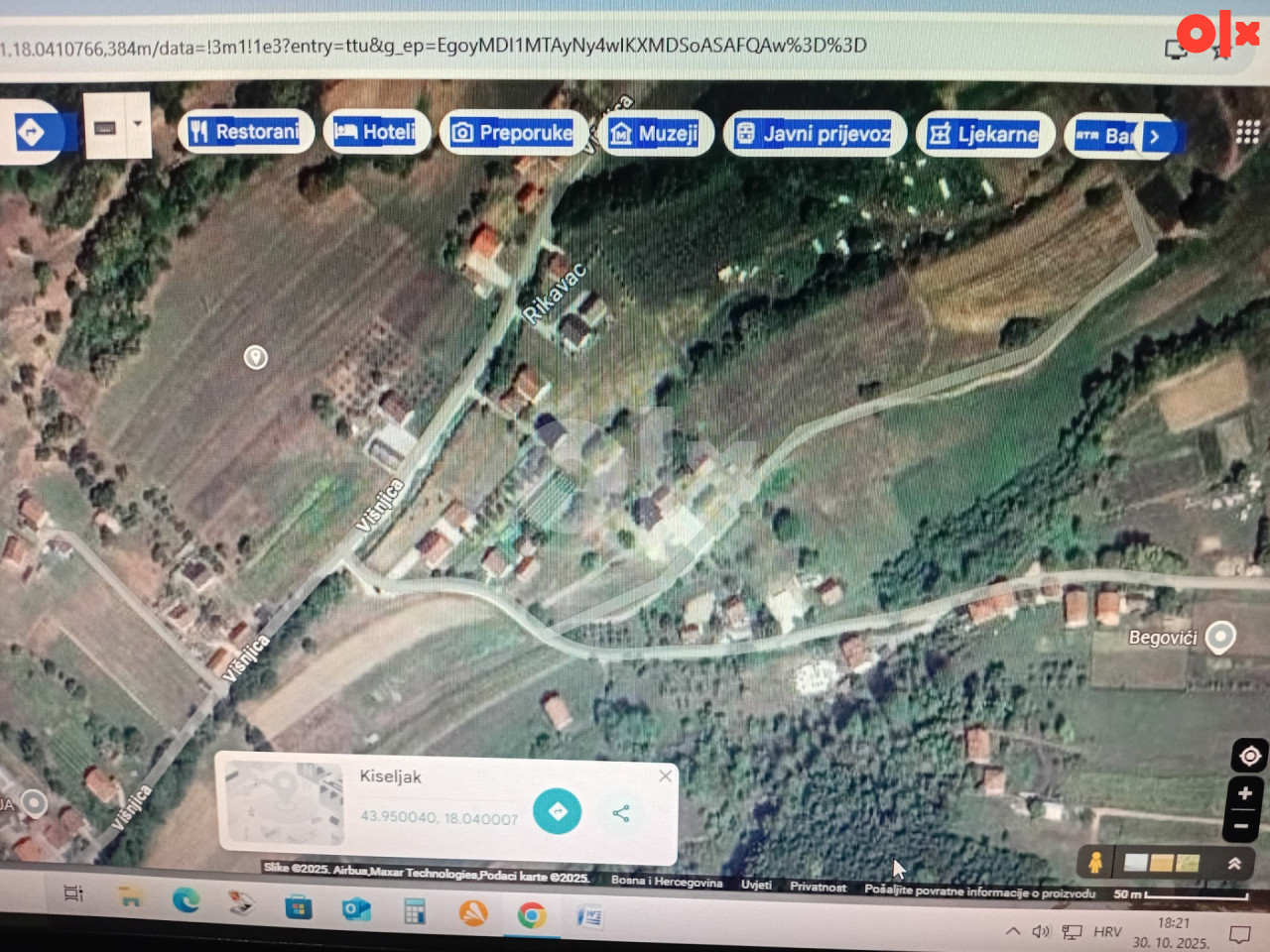 Zemljište Kiseljak Višnjica 2