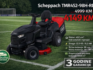 Scheppach traktor kosačica kosilica TMR452-98H-RD 12.5 KS