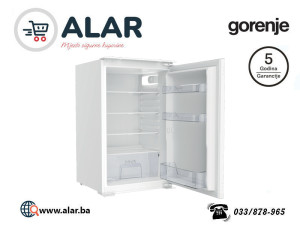 GORENJE frižider ugradbeni hladnjak 88 cm 129 litara RI409EP1