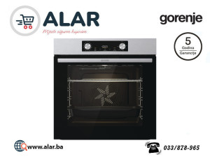 GORENJE ugradbena pećnica ventilatorska rerna BO6737E02X