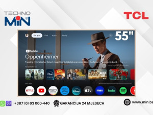 TCL 55A300W (2025), 55" 4K UHD QLED, Google TV (Smart TV)