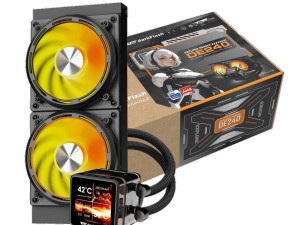 Vodeno hlađenje DarkFlash DE240 Crno ARGB IPS Screen