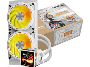 Vodeno hlađenje DarkFlash DE240 Bijelo ARGB IPS Screen