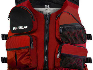 Sigurnosni + ribarski prsluk KAAKI Aquadeisgn