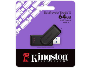 Kingston FD 64GB Exodia S USB 3.2 DataTraveler Exodia S